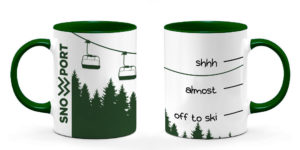 Snowport Brand - Coffee Mug - Off to ski